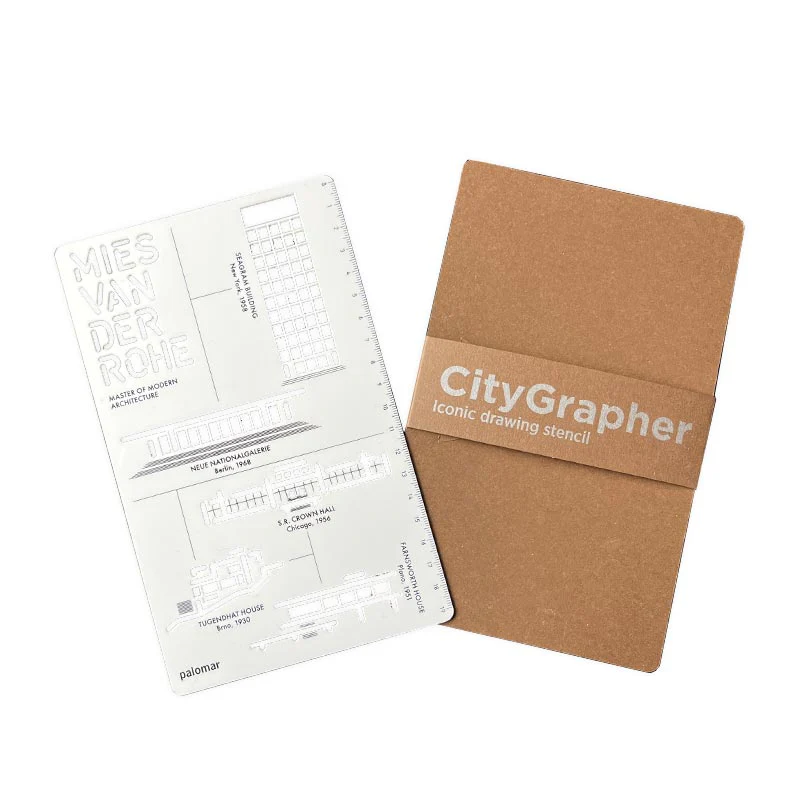 CityGrapher Stencil, Mies Van Der Rohe Buildings - Image 3