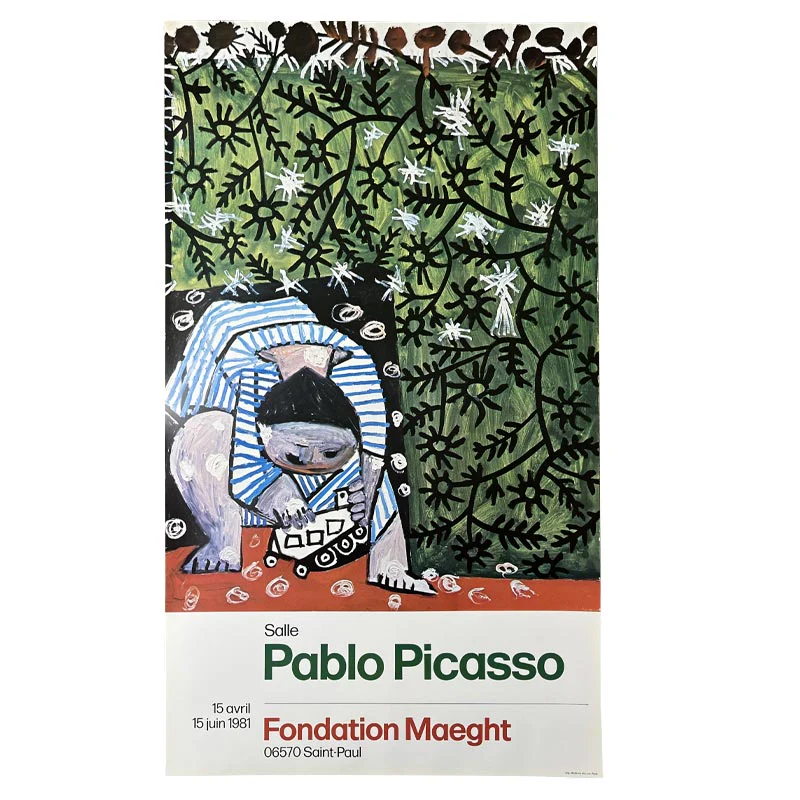Claude a Deux Ans Exhibition Poster, 1981 by Pablo Picasso - Image 2