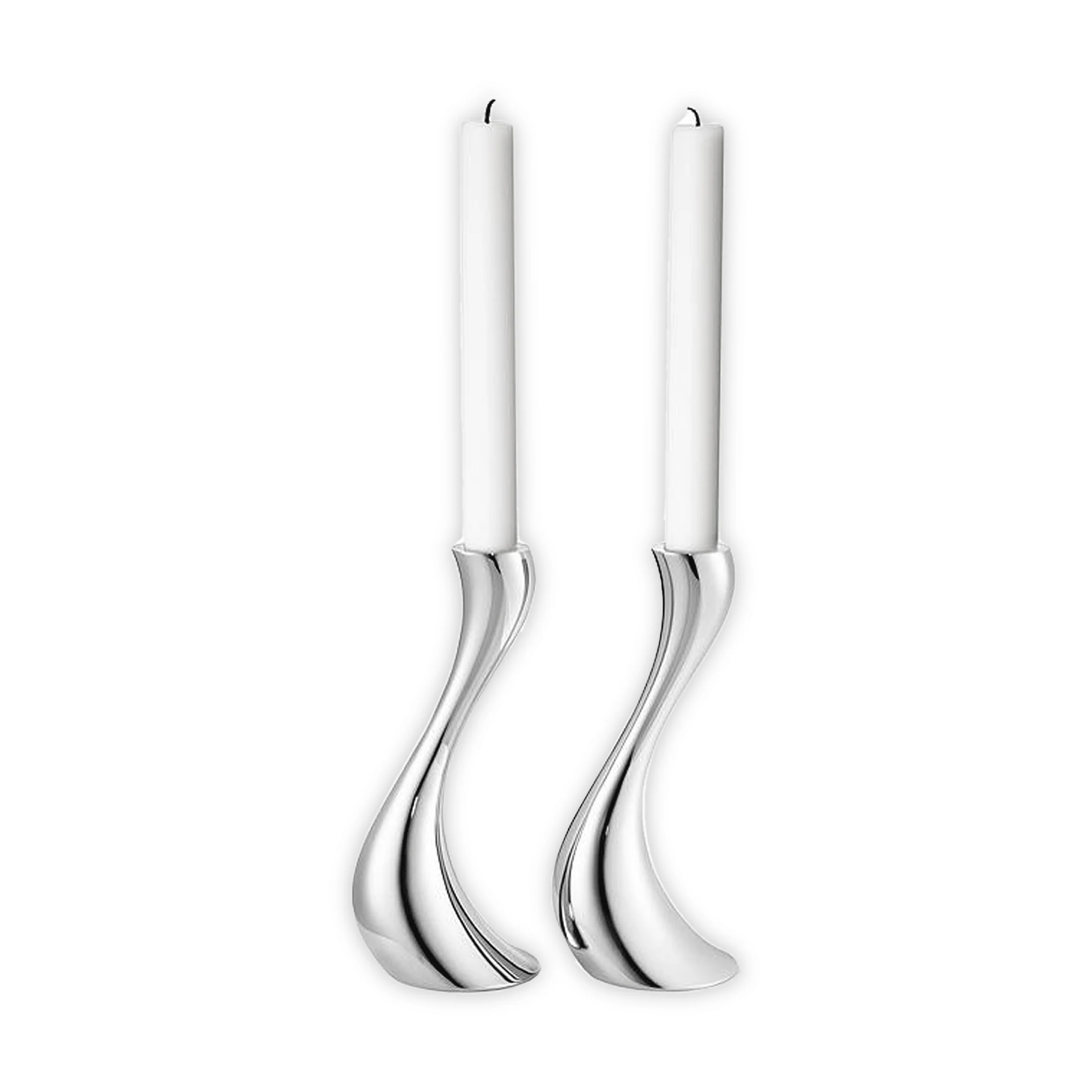 Cobra  Candlesticks - des Constantin Wortmann for Georg Jensen, 2008 (medium pair) - Image 6