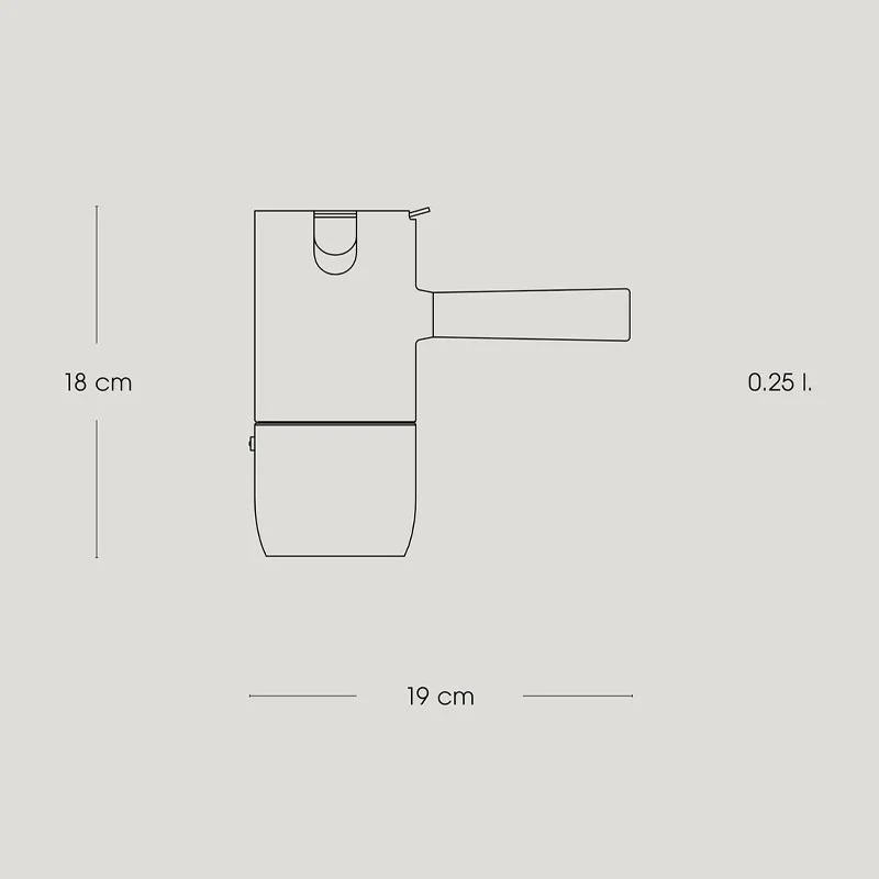 Collar Espresso Maker - 0.25L - des. Debiasi & Sandri for Stelton - Image 5