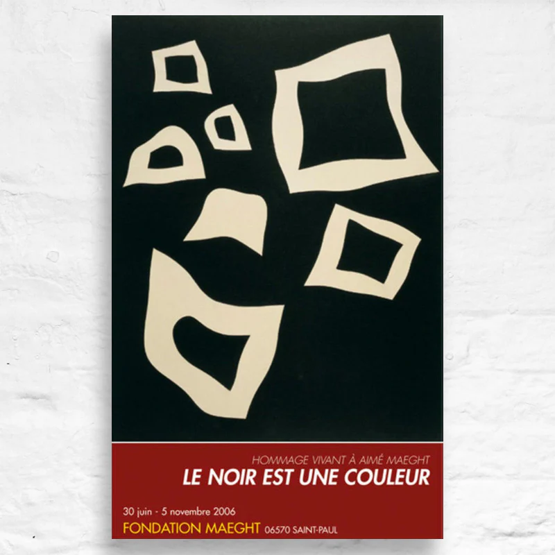 Constellation: 7 blanches sur noir by Hans Arp - 2006 exhibition poster