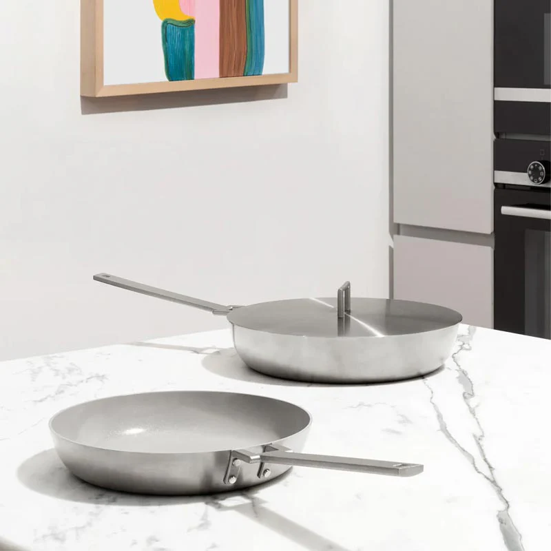 Convivio Frying pan - 28cm - des. David Chipperfield and Pietro Leeman for Alessi - Image 3