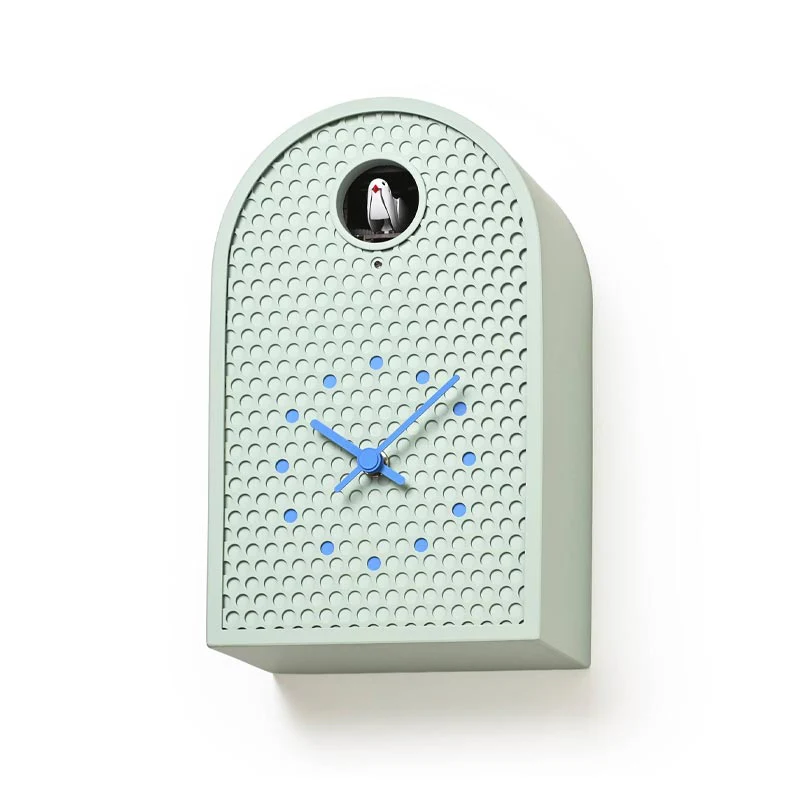Lemnos COO Cuckoo Wall Clock - Mint Blue - des. Ryosuke Fukusada - Image 2