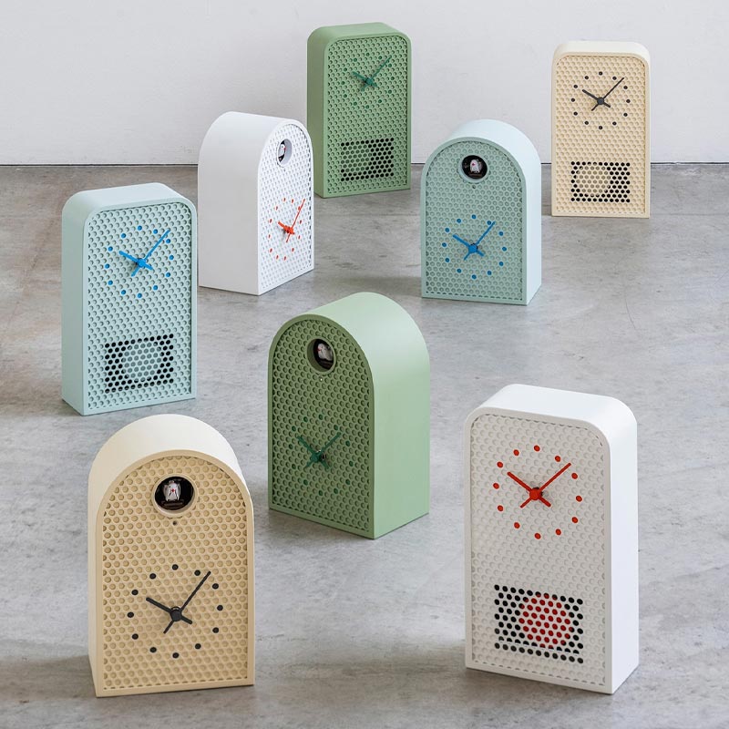 Lemnos COO Cuckoo Wall Clock - Mint Blue - des. Ryosuke Fukusada - Image 4