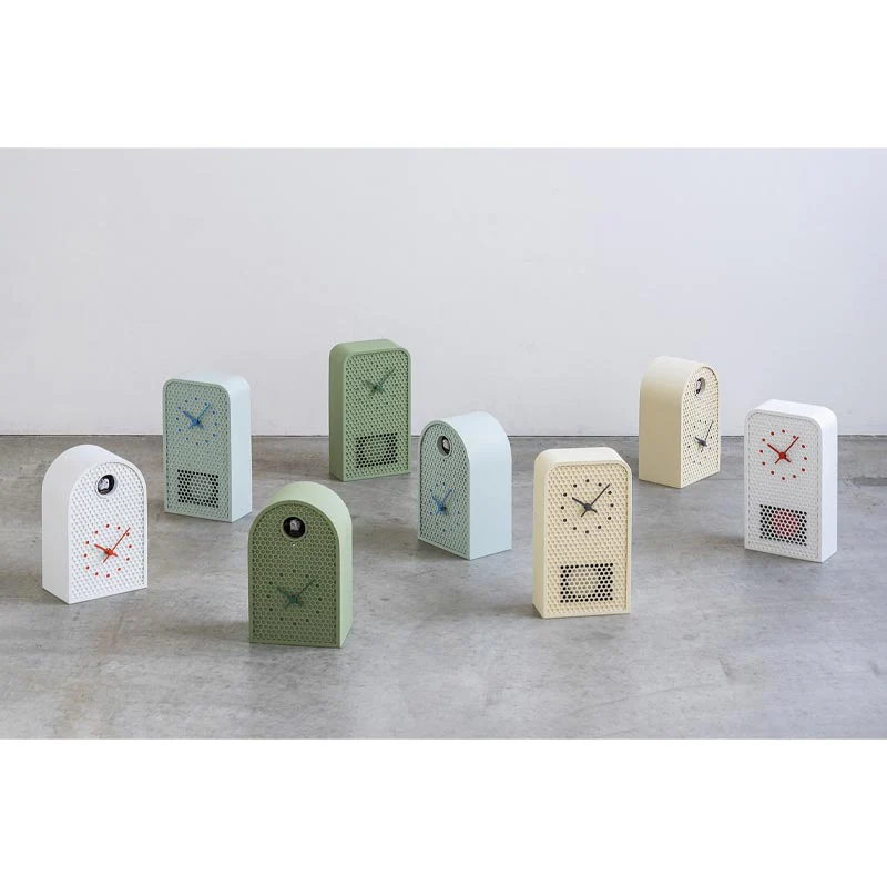 Lemnos COO Cuckoo Wall Clock - Mint Blue - des. Ryosuke Fukusada - Image 5