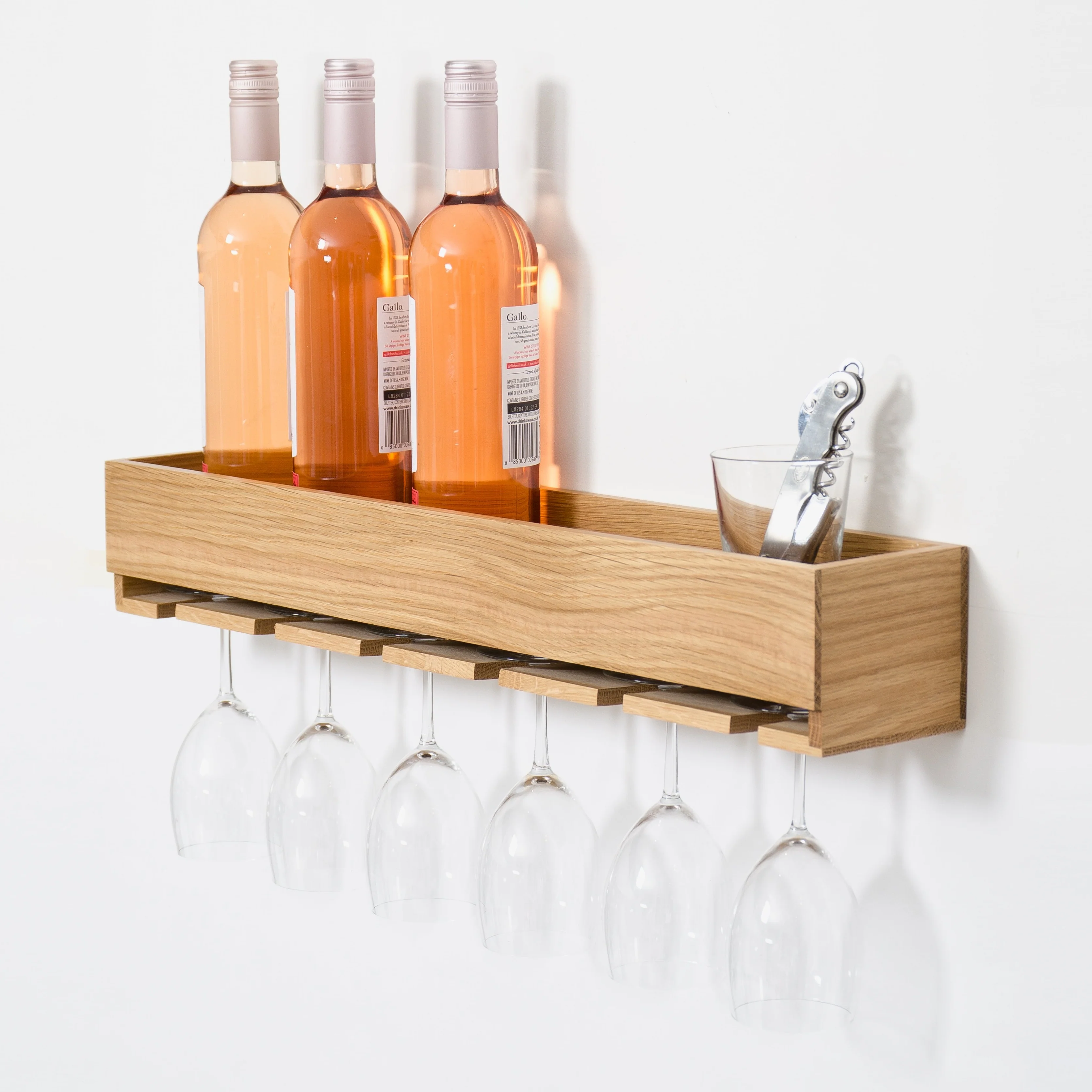 Cookhouse glass holder shelf des. Lincoln Rivers for Wireworks - Image 2