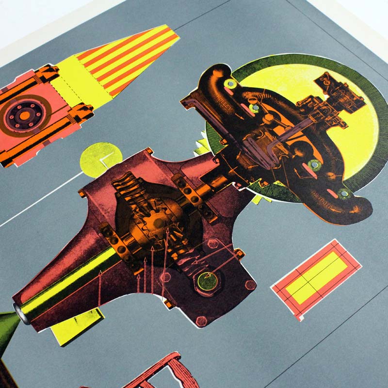 Metaphysical Translations: signed poster by Eduardo Paolozzi (Galerie Mikro, 1969) - Image 3