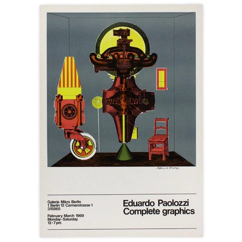 Metaphysical Translations: signed poster by Eduardo Paolozzi (Galerie Mikro, 1969) - Image 4