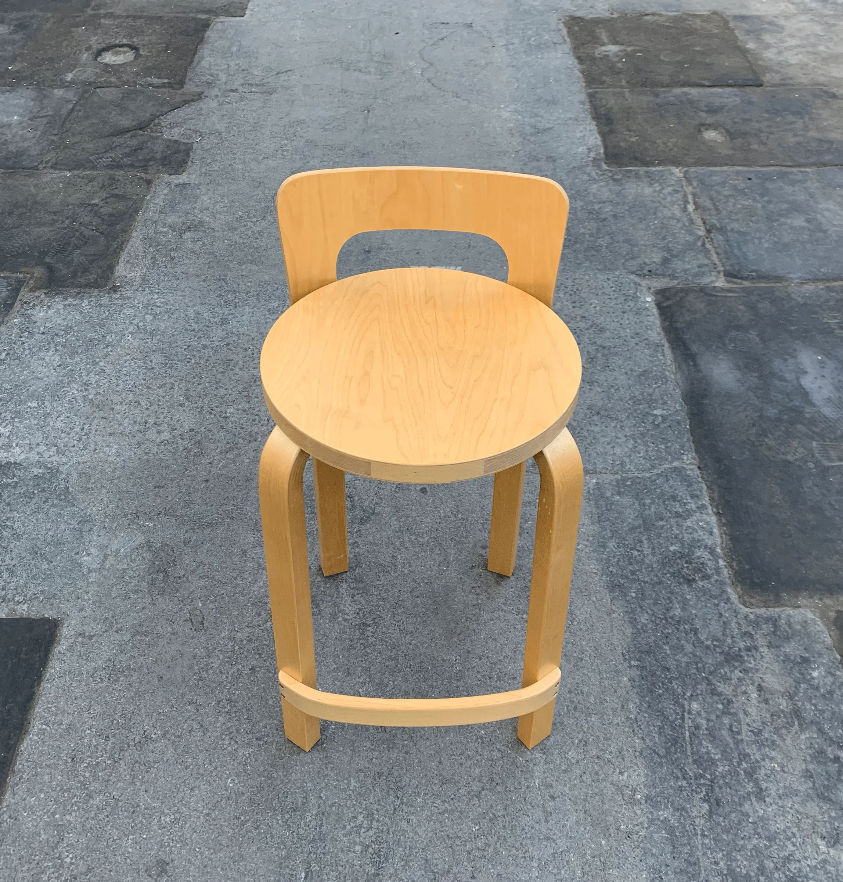 K65 High Chair des Alvar Aalto, 1935 (made by Artek) - Image 2