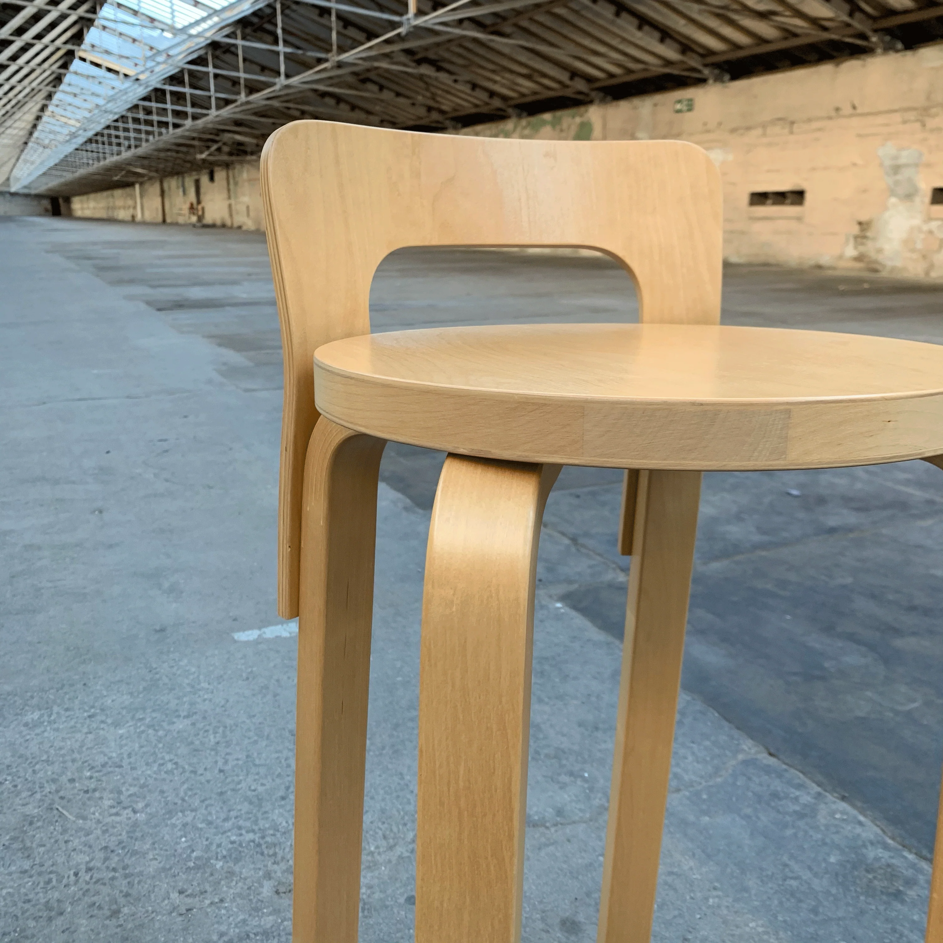 K65 High Chair des Alvar Aalto, 1935 (made by Artek) - Image 3