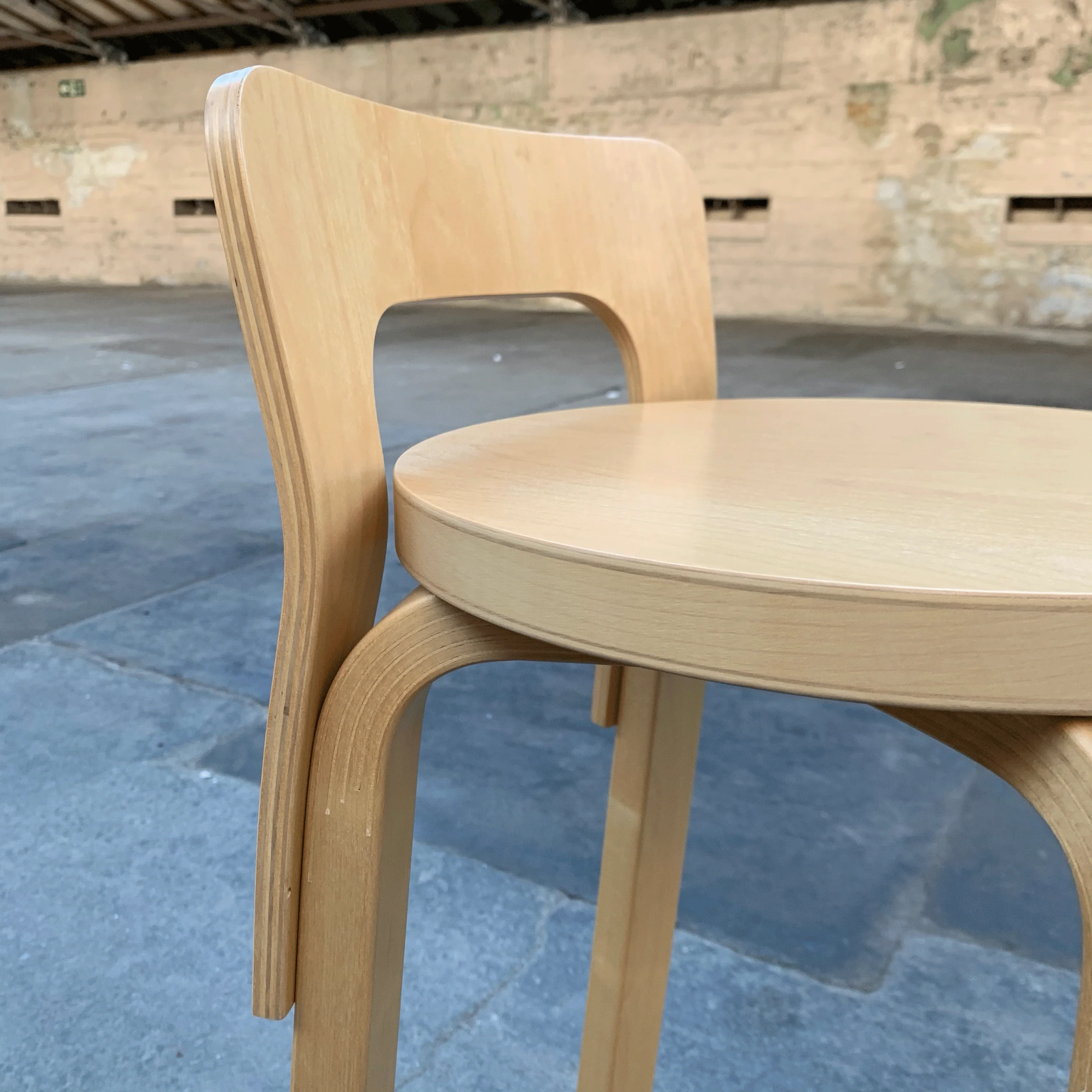 K65 High Chair des Alvar Aalto, 1935 (made by Artek) - Image 4
