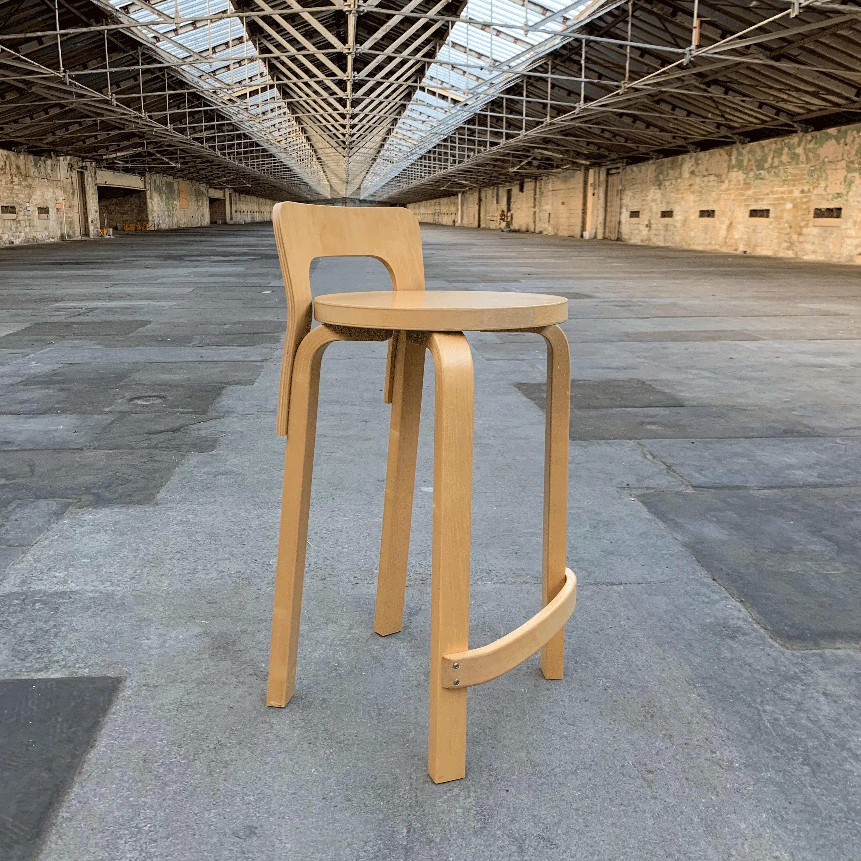 K65 High Chair des Alvar Aalto, 1935 (made by Artek) - Image 6