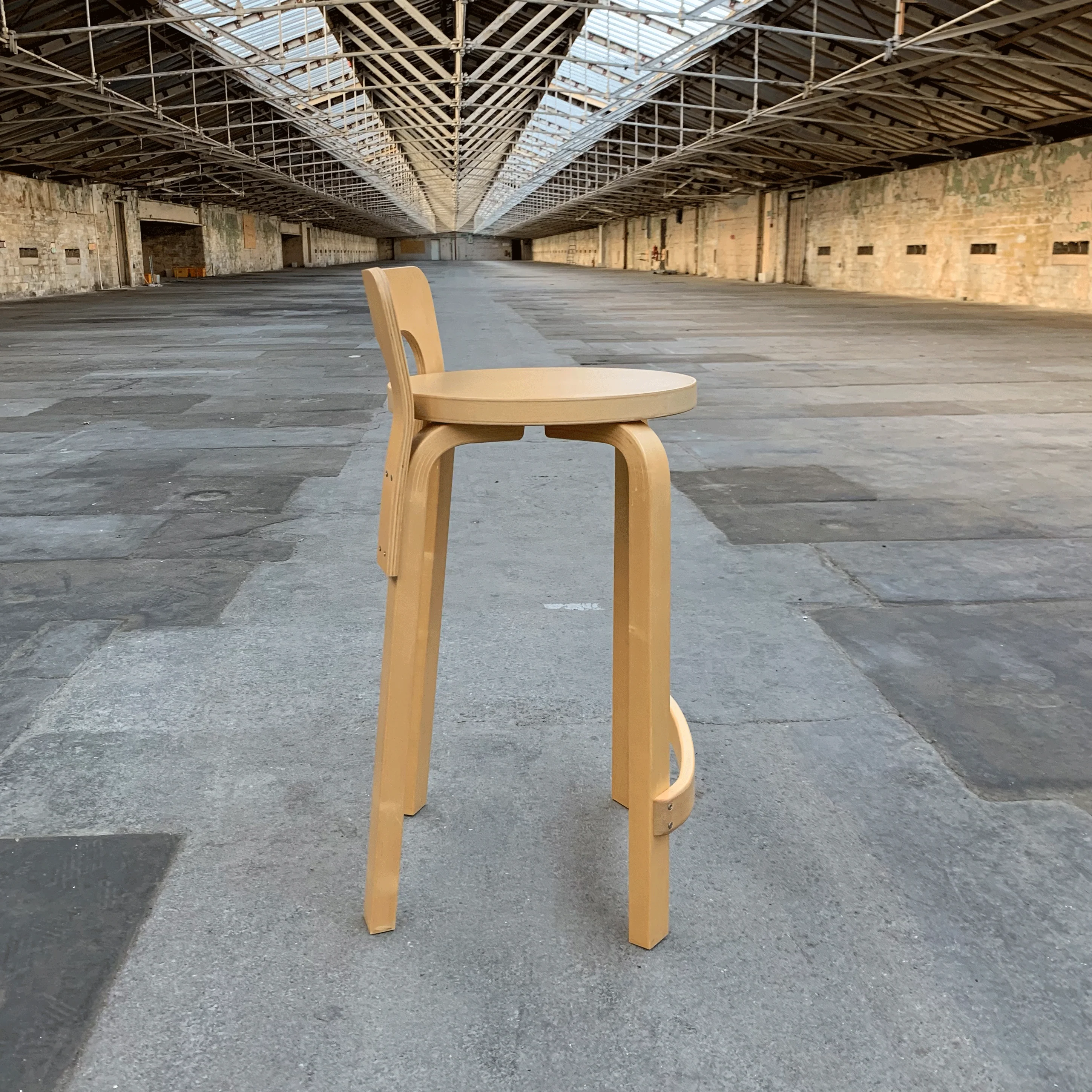 K65 High Chair des Alvar Aalto, 1935 (made by Artek) - Image 8