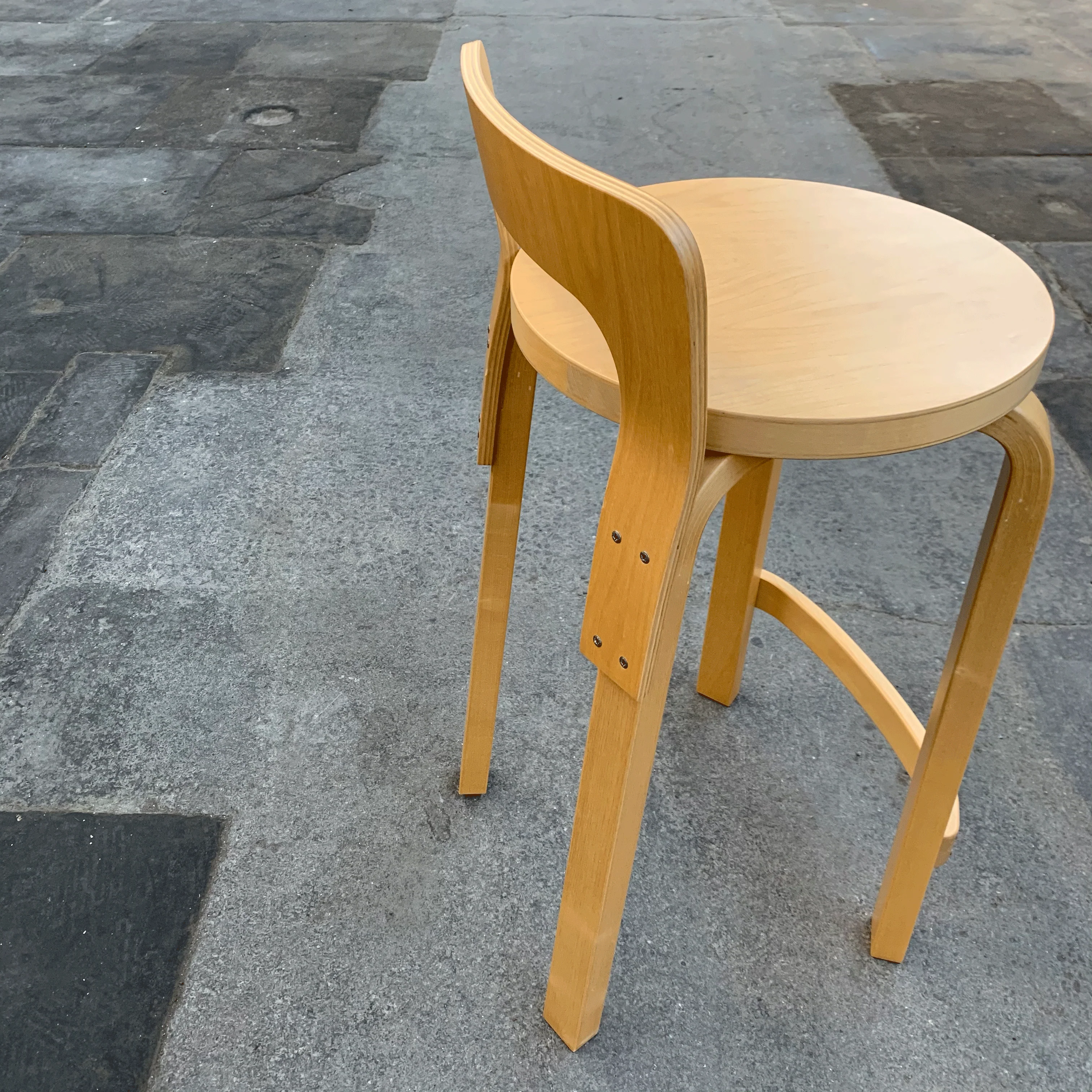 K65 High Chair des Alvar Aalto, 1935 (made by Artek) - Image 9