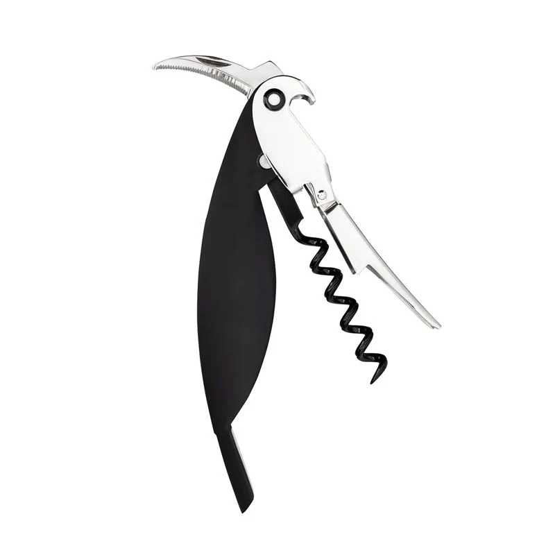 Parrot Somelier Corkscrew - Black - des. Alessandor Mendini for Alessi - Image 2