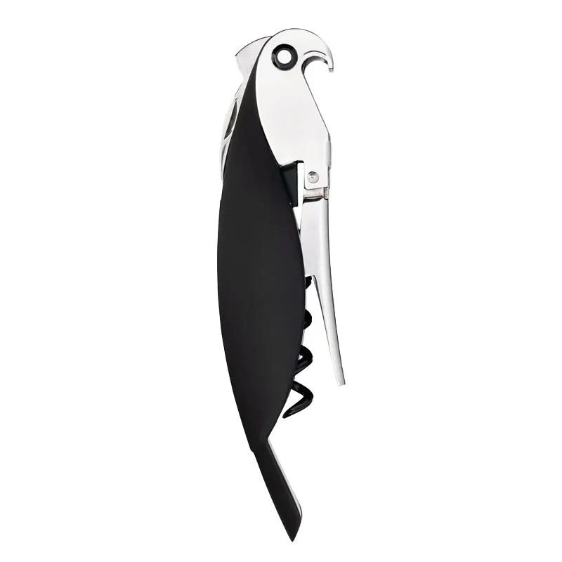 Parrot Somelier Corkscrew - Black - des. Alessandor Mendini for Alessi - Image 4