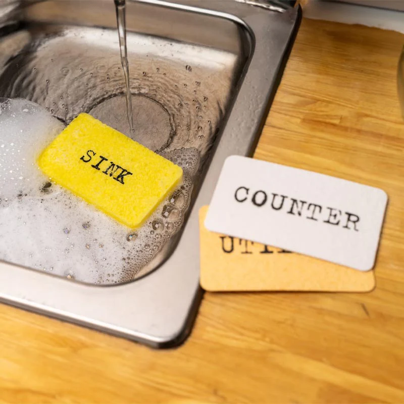 Counter Intelligence Pop-up Sponges, des. Barbara Isenberg for Kikkerland - Image 2
