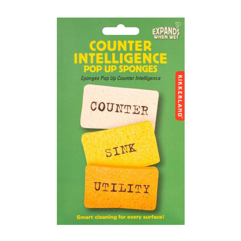 Counter Intelligence Pop-up Sponges, des. Barbara Isenberg for Kikkerland - Image 3