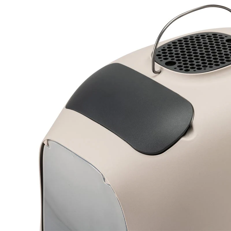 "Minù" Covered Cat Litter Tray with Scoop and Odor Filter - Dove Grey - by United Pets - Image 3