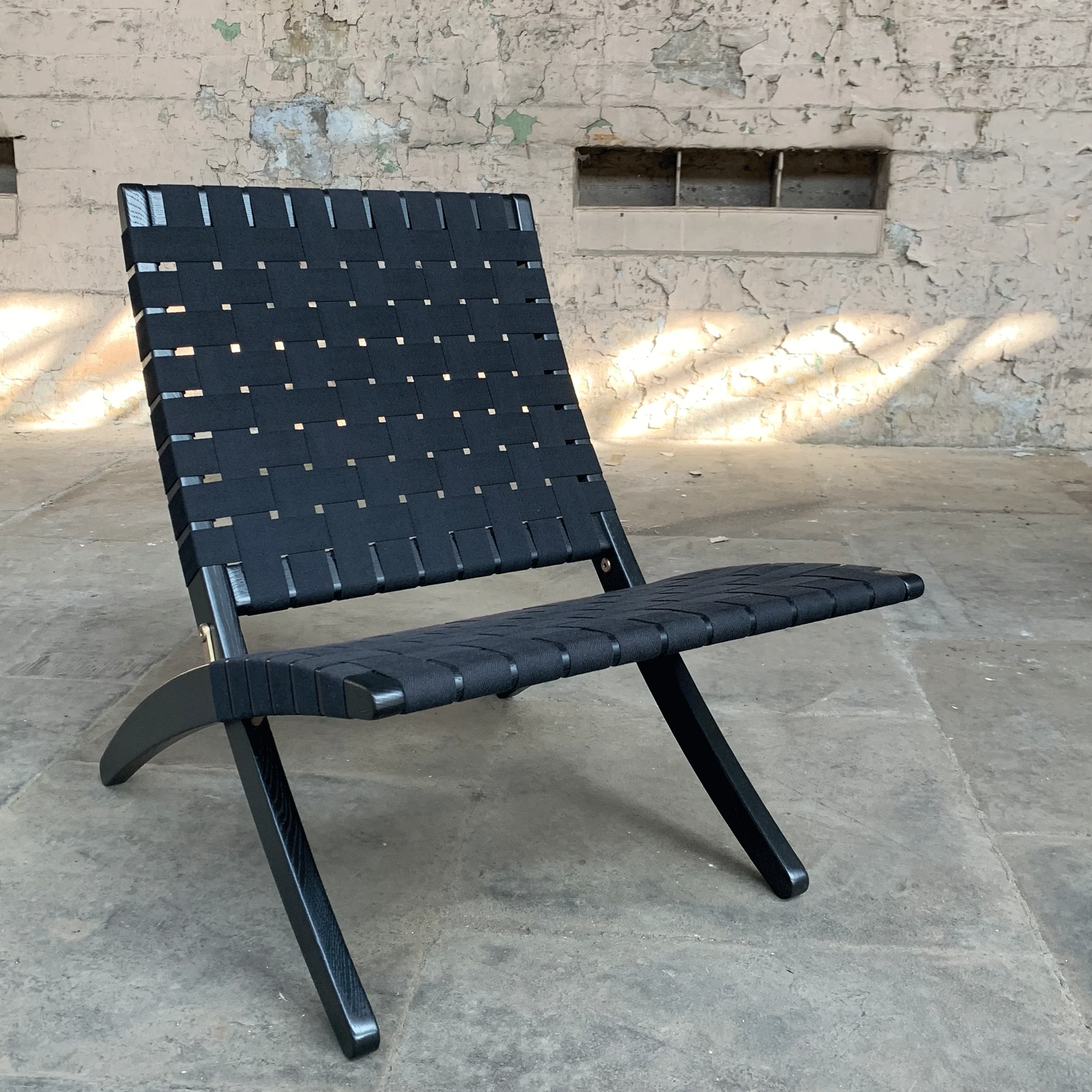 MG501 Cuba Folding Chair in black oak - Morten Gottler, 1997 (made by Carl Hansen & Son)