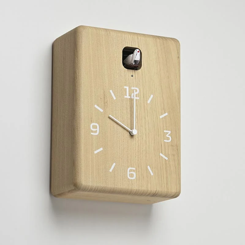 Lemnos CUCU Cuckoo Wall Clock - Natural - des. Yuichi Nara - Image 2