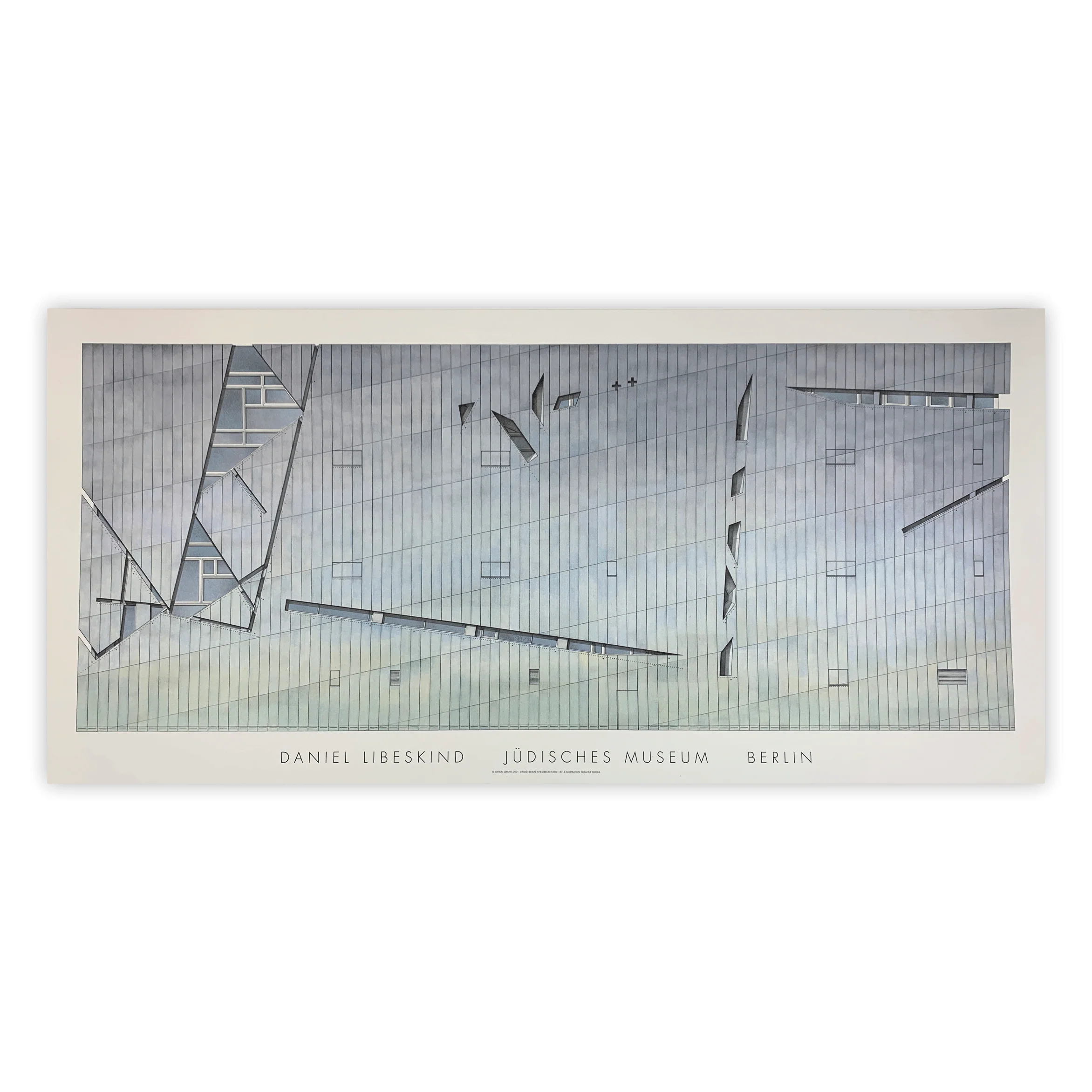 Daniel Libeskind: Jewish Museum, Berlin poster (landscape) - Image 2
