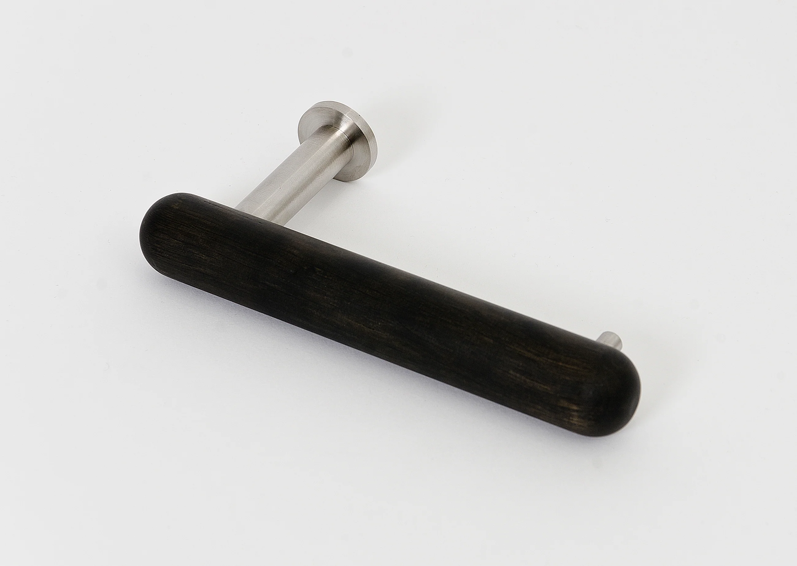 Yoku Dark Oak Toilet Roll Holder des. Lincoln Rivers for Wireworks - Image 4