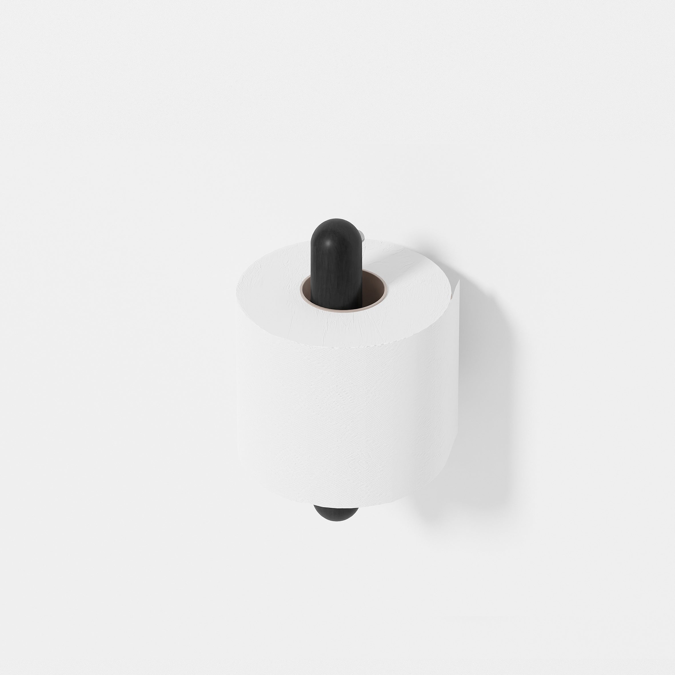 Yoku Dark Oak Toilet Roll Holder des. Lincoln Rivers for Wireworks - Image 5