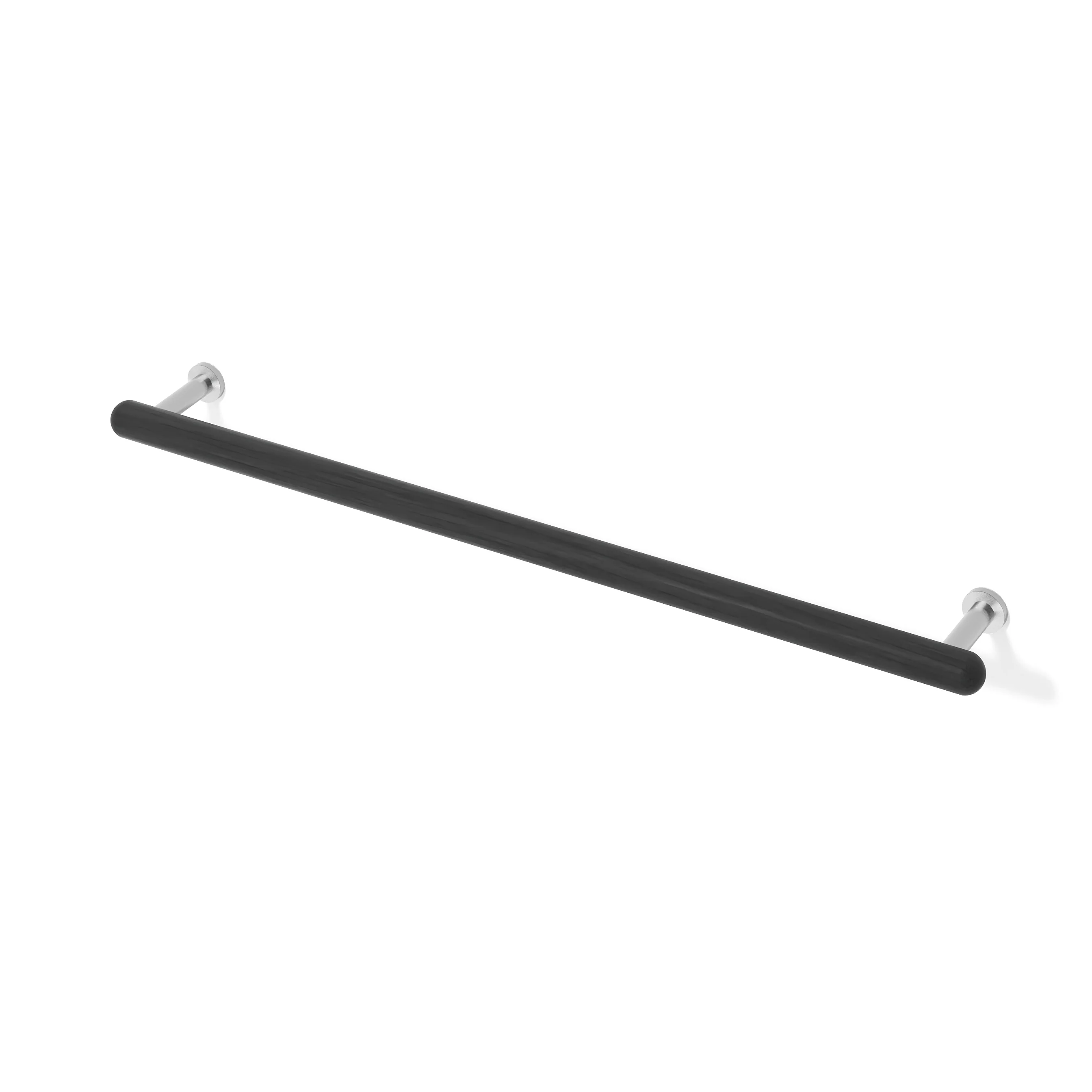Yoku Dark Oak Single Towel Rail 680 des. Lincoln Rivers for Wireworks - Image 3