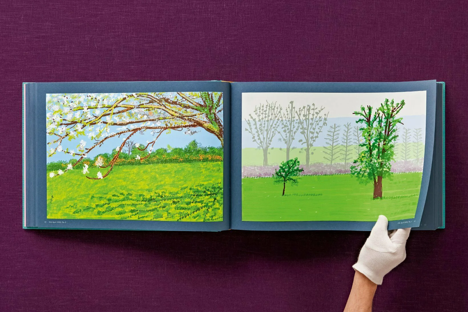 David Hockney 220 for 2020: edition of 1620 books, numbered and stamped - Image 44