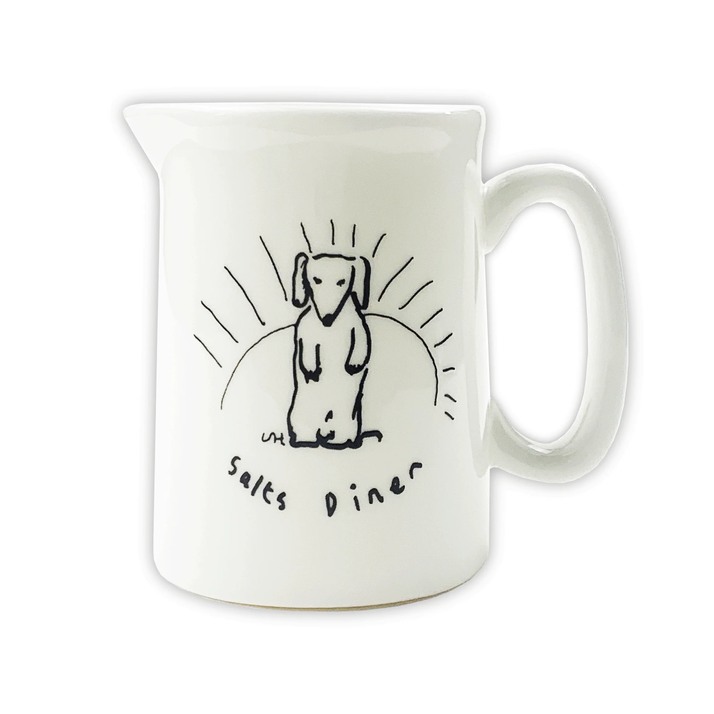 David Hockney Diner Dog Jug (1/4 pint) - Image 3