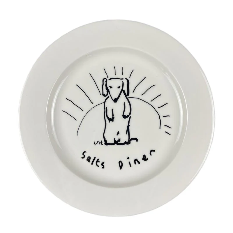David Hockney Diner Dog Plate, Small - 20.25cm diameter - Image 4