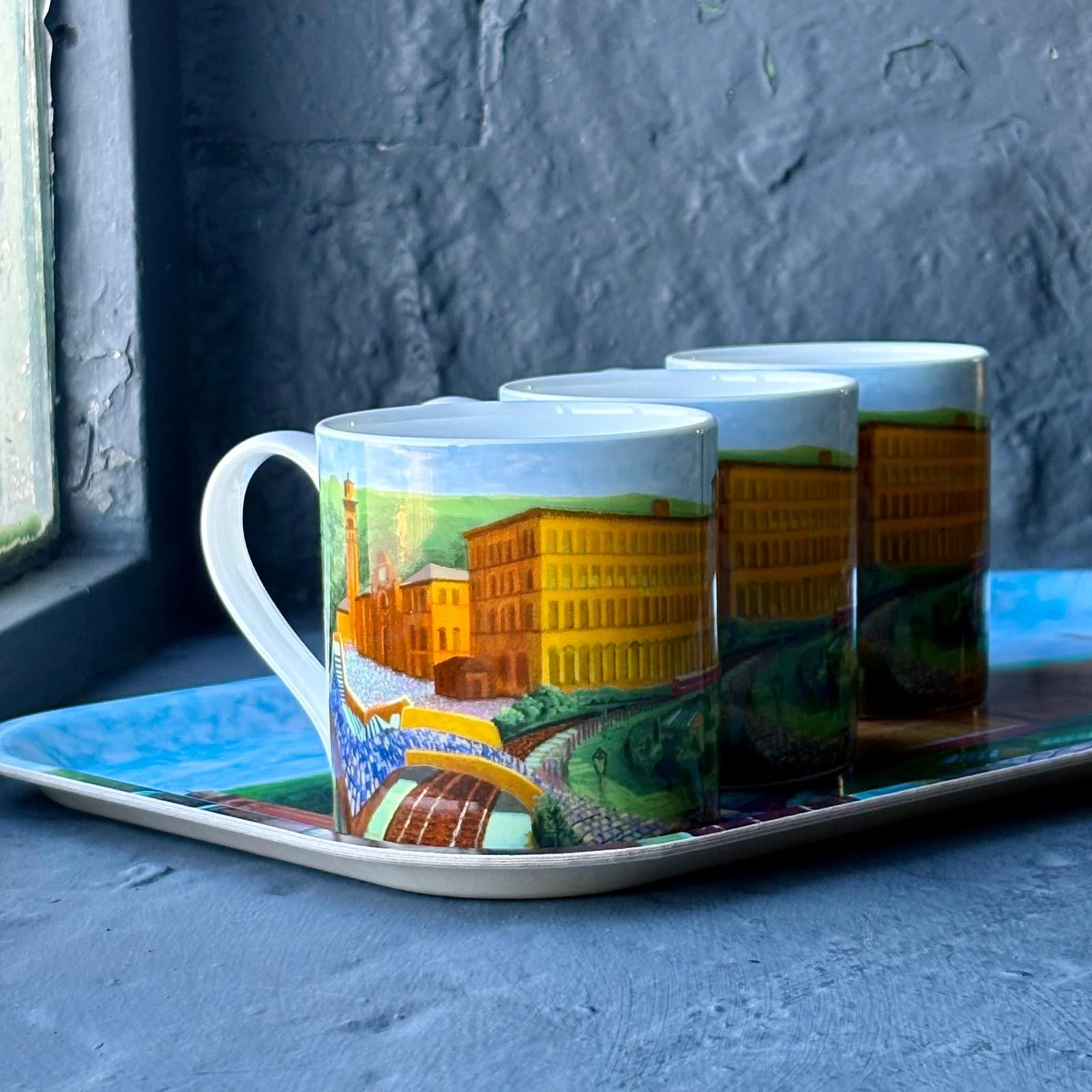 David Hockney Salts Mill, Saltaire Limited Edition Fine Bone China Mug - Image 10