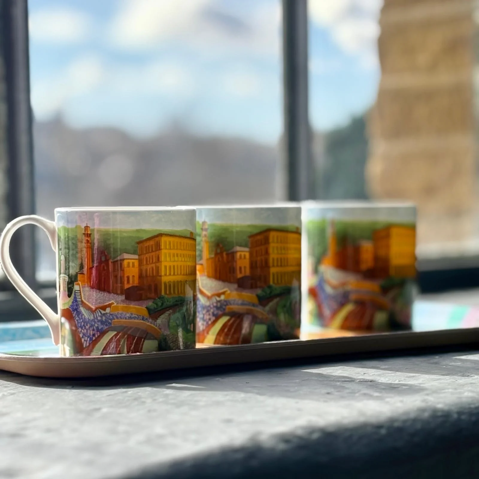 David Hockney Salts Mill, Saltaire Limited Edition Fine Bone China Mug - Image 15