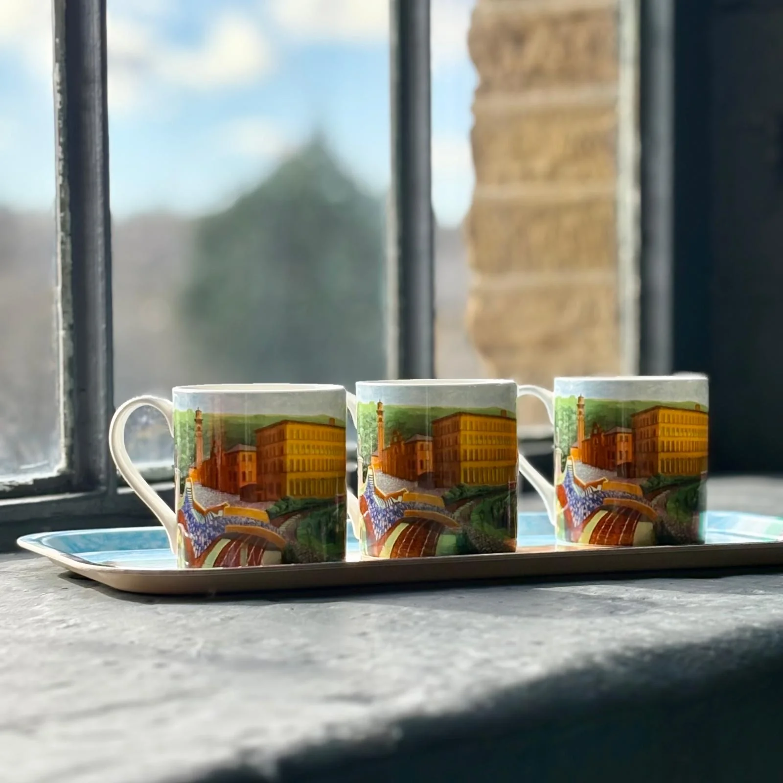 David Hockney Salts Mill, Saltaire Limited Edition Fine Bone China Mug - Image 18
