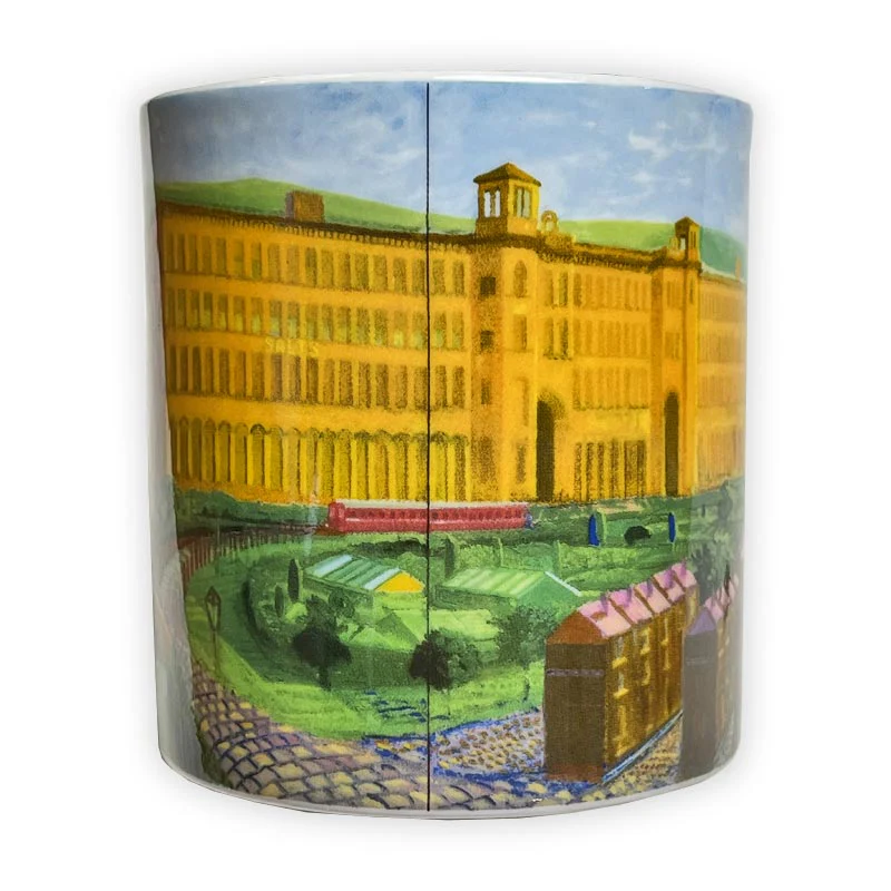 David Hockney Salts Mill, Saltaire Limited Edition Fine Bone China Mug - Image 7
