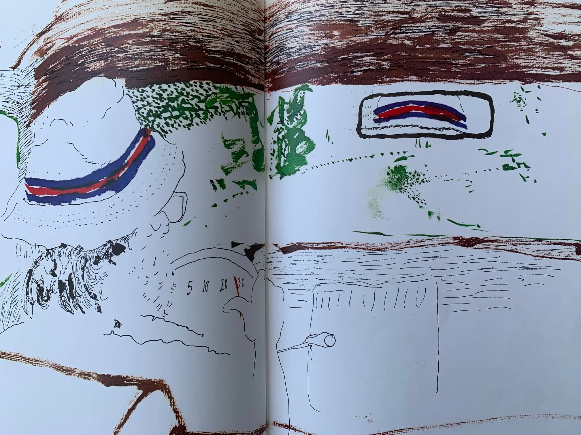 Martha's Vineyard and Other Places: My Third Sketchbook from the Summer of 1982 by David Hockney (printed in 1985) - Image 7