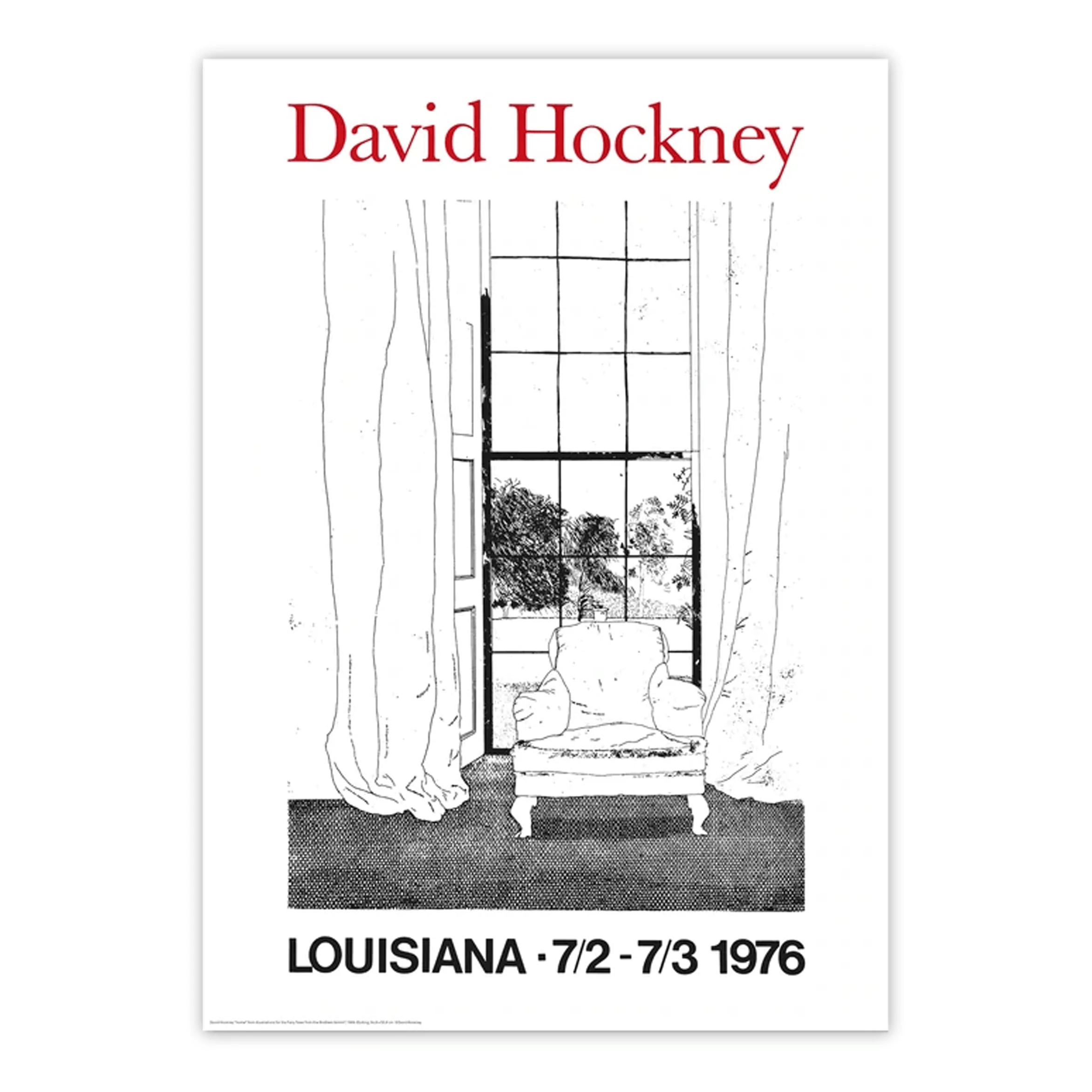 Graphic Works Anniversary Poster (Home) by David Hockney - Image 2