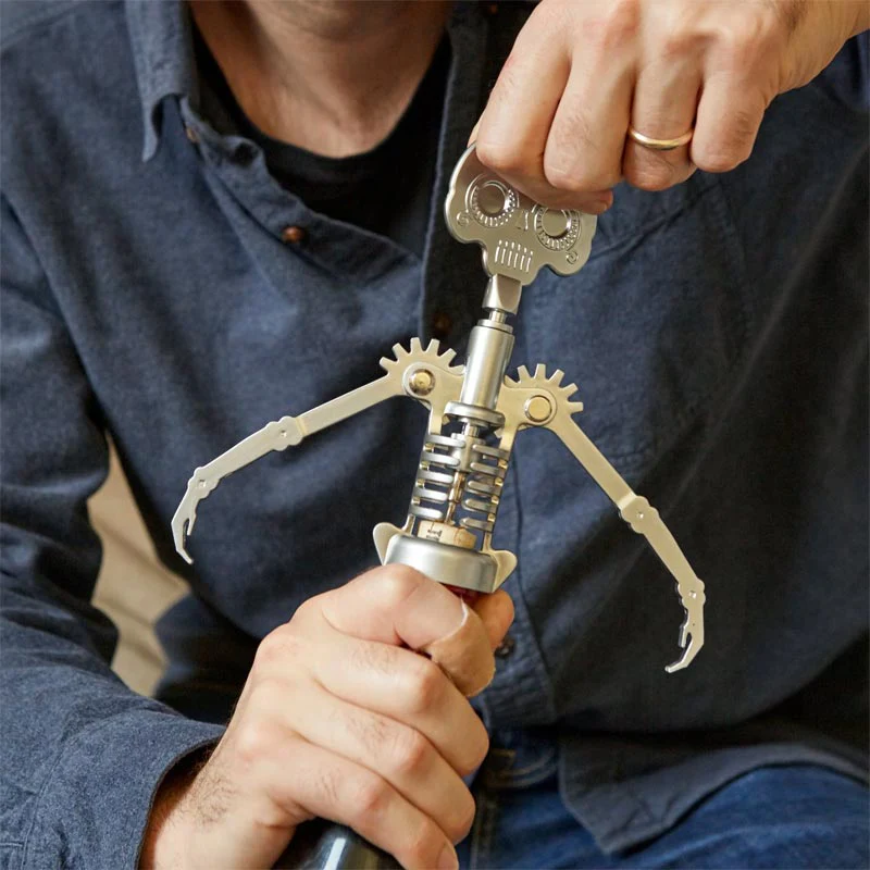 Day of the Dead Corkscrew, des. Ariel Rojo and Stephanie Suárez for Kikkerland - Image 4
