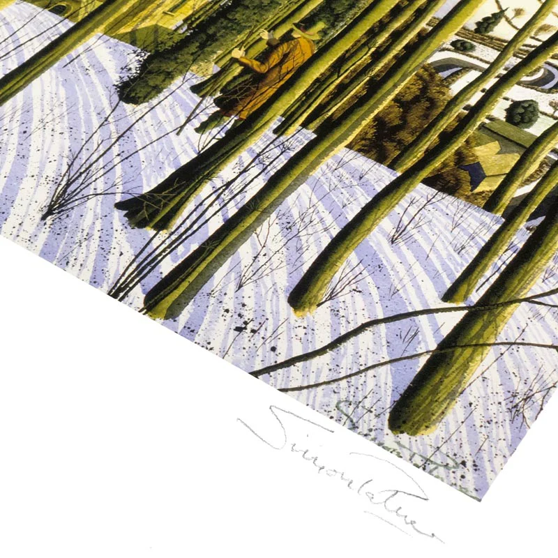 Delivering Some Relatively Good News - Signed Limited Edition Print by Simon Palmer - Image 4