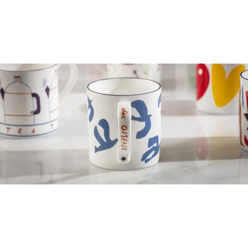 Des Oiseax Mug, des. Max Machen for Richard Brendon x Print Club London - Image 2