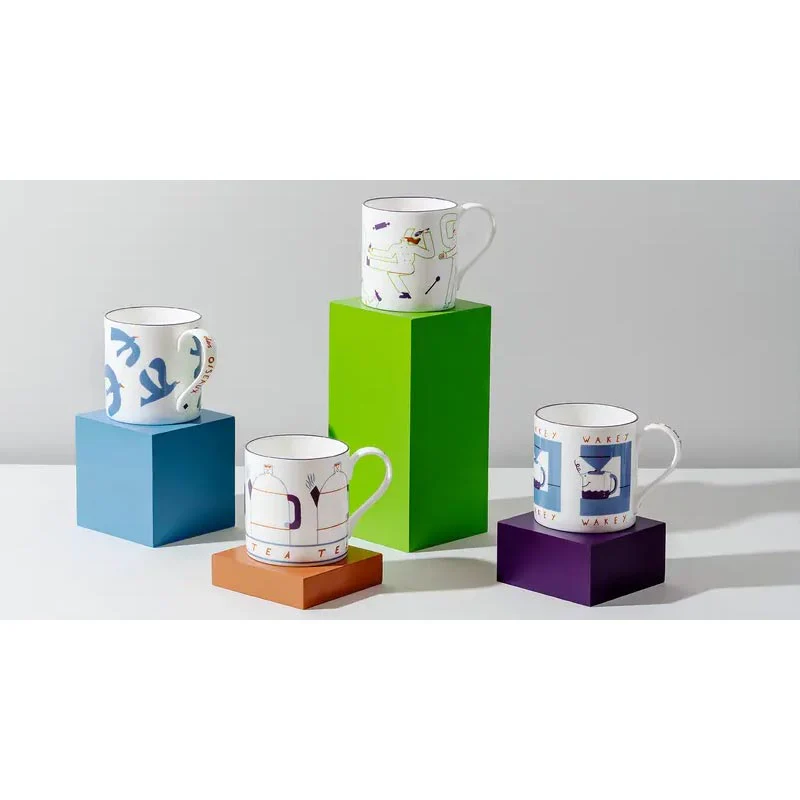 Des Oiseax Mug, des. Max Machen for Richard Brendon x Print Club London - Image 4