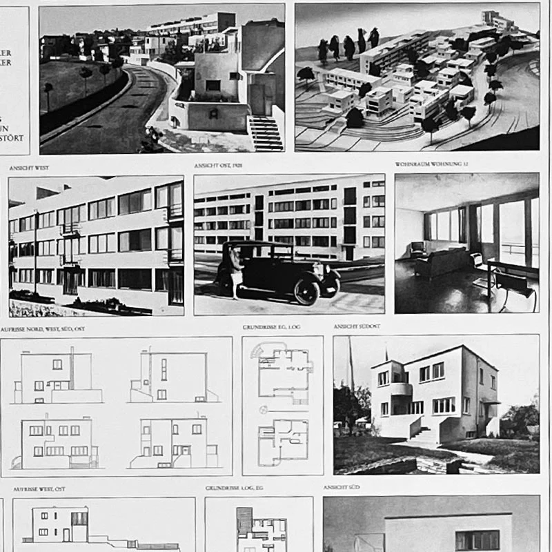 Die Weissenhofsiedlung / The Weissenhof Estate poster (Mies van der Rohe, Corbusier, Gropius etc) - Image 3