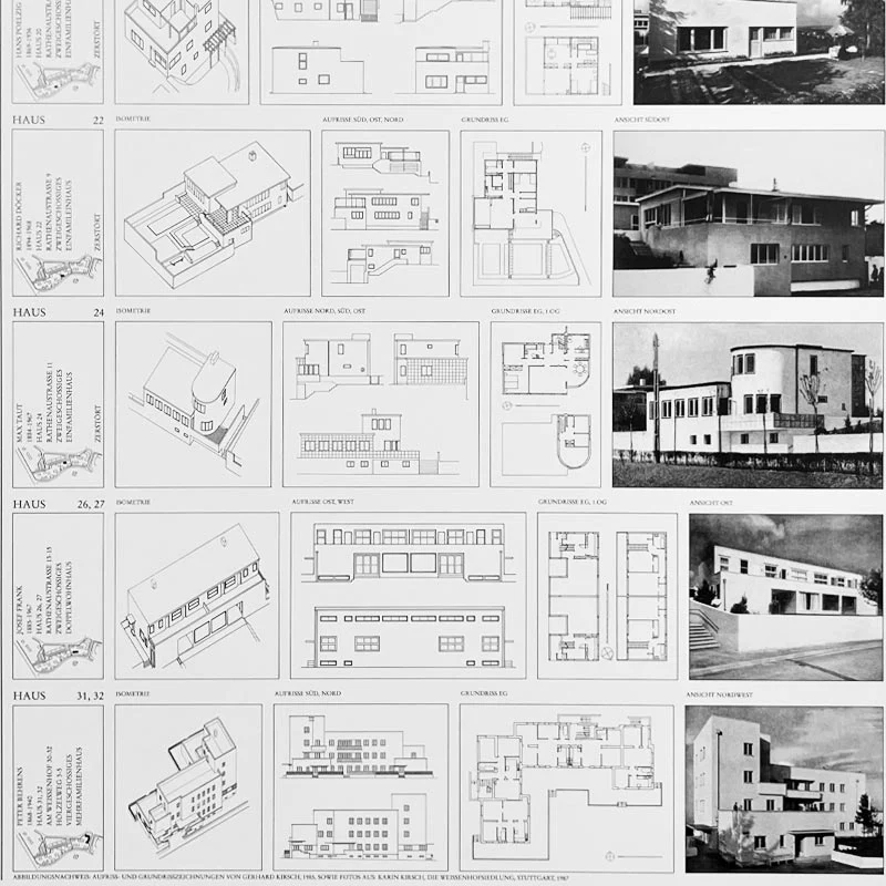 Die Weissenhofsiedlung / The Weissenhof Estate poster (Mies van der Rohe, Corbusier, Gropius etc) - Image 4