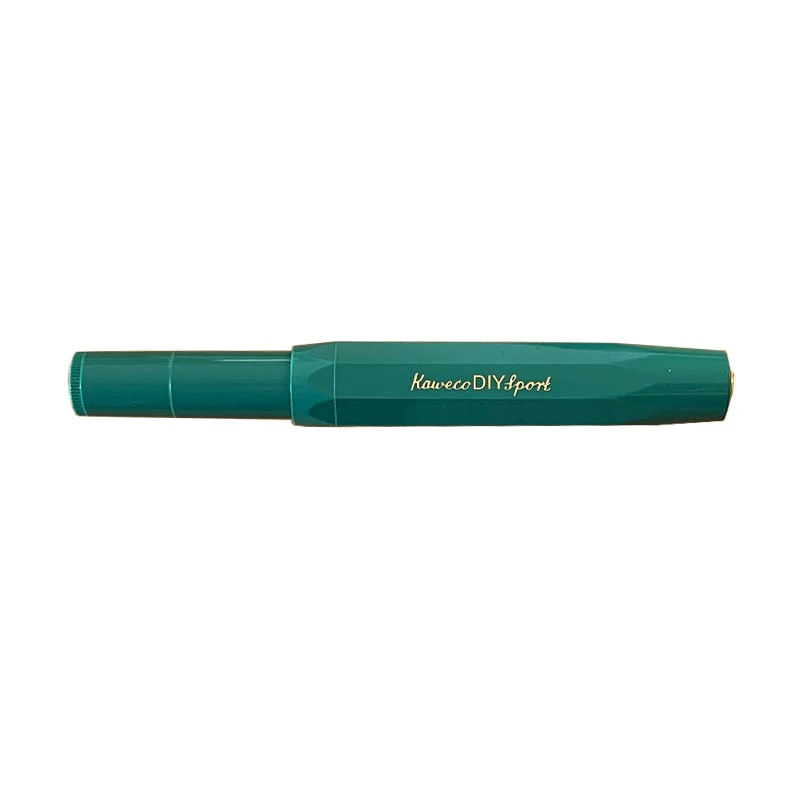 Kaweco Classic Sport Emerald Fountain Pen with Gold-Plated Steel Nib and Iridium Tip - Image 2