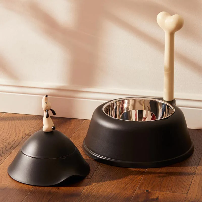 Lupita Dog Bowl - Black - des. Miriam Mirri for Alessi - Image 2