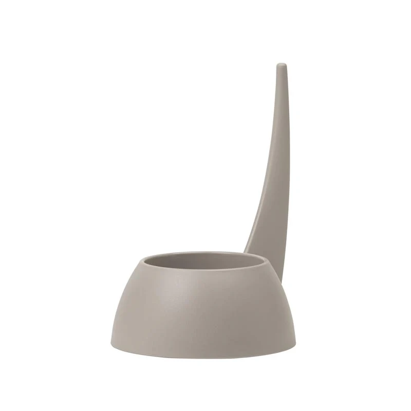 "Tail" Dog Bowl - Dove Grey - by United Pets - Image 6