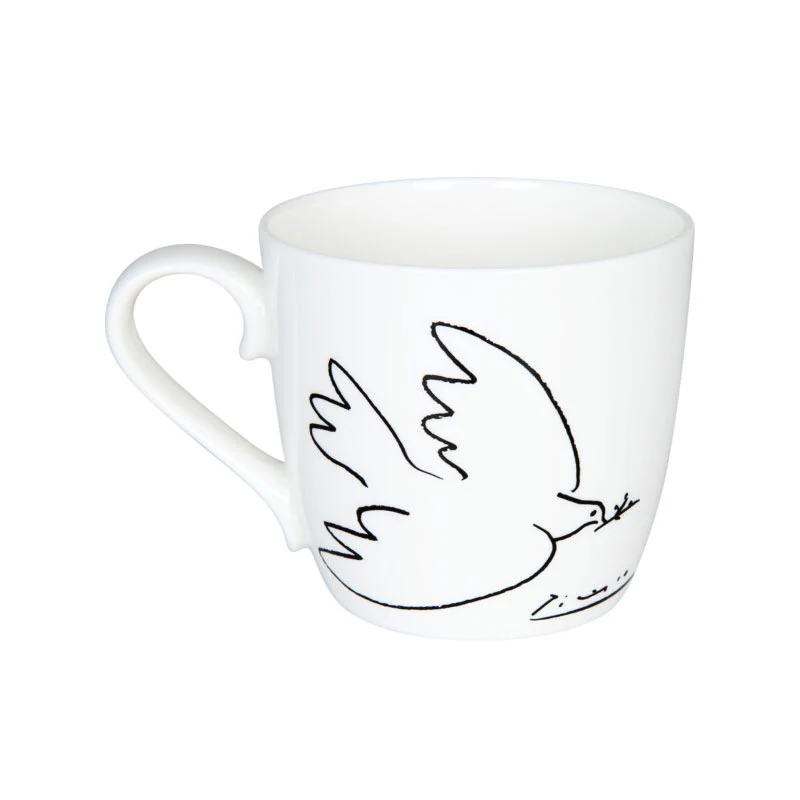 Pablo Picasso Dove of Peace Bone China Mug by Könitz - Image 2