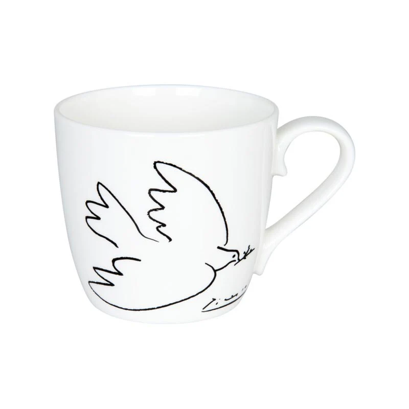 Pablo Picasso Dove of Peace Bone China Mug by Könitz - Image 5