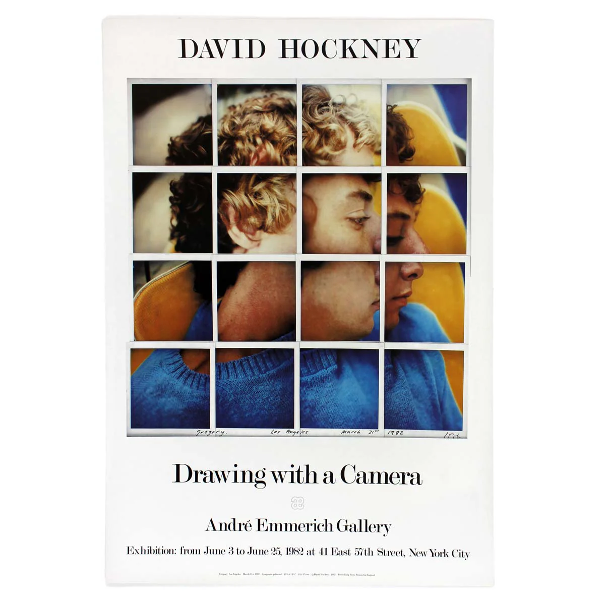 Drawing with a Camera Poster by David Hockney - Image 2
